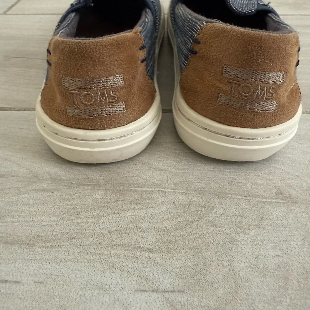 Toms Denim shoes, kids size 12.5